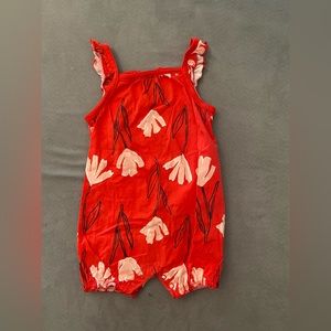{Carters} red floral tulip jumper- 18 month